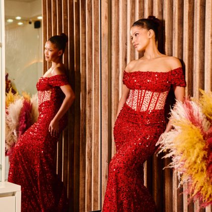 Surrender Luxury Red Evening Dress
