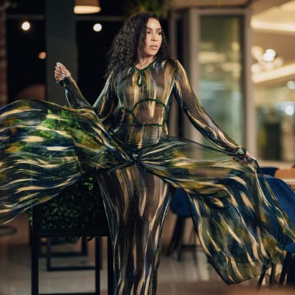 Emerald Muse Maxi Dress | Luxury Evening Dress